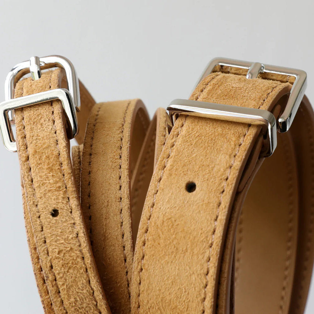 Premium Lambskin Suede Shoulder &amp; Crossbody Bag