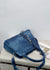 Denim Rhinestone-Tassel bag