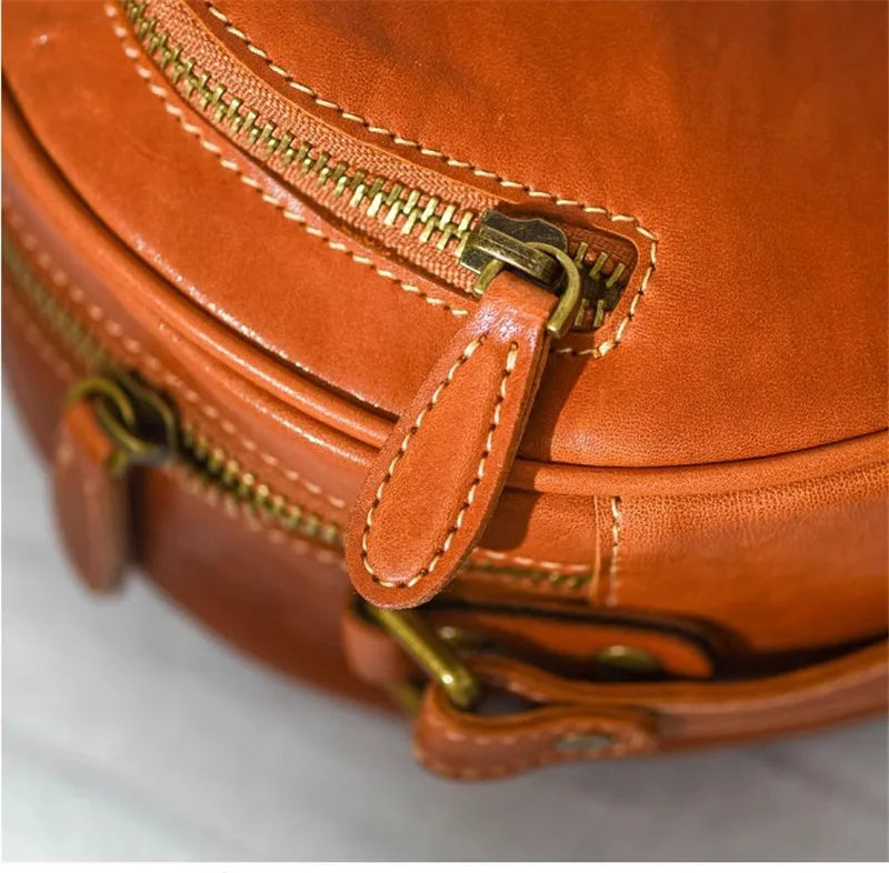 Timeless Round Leather Bag