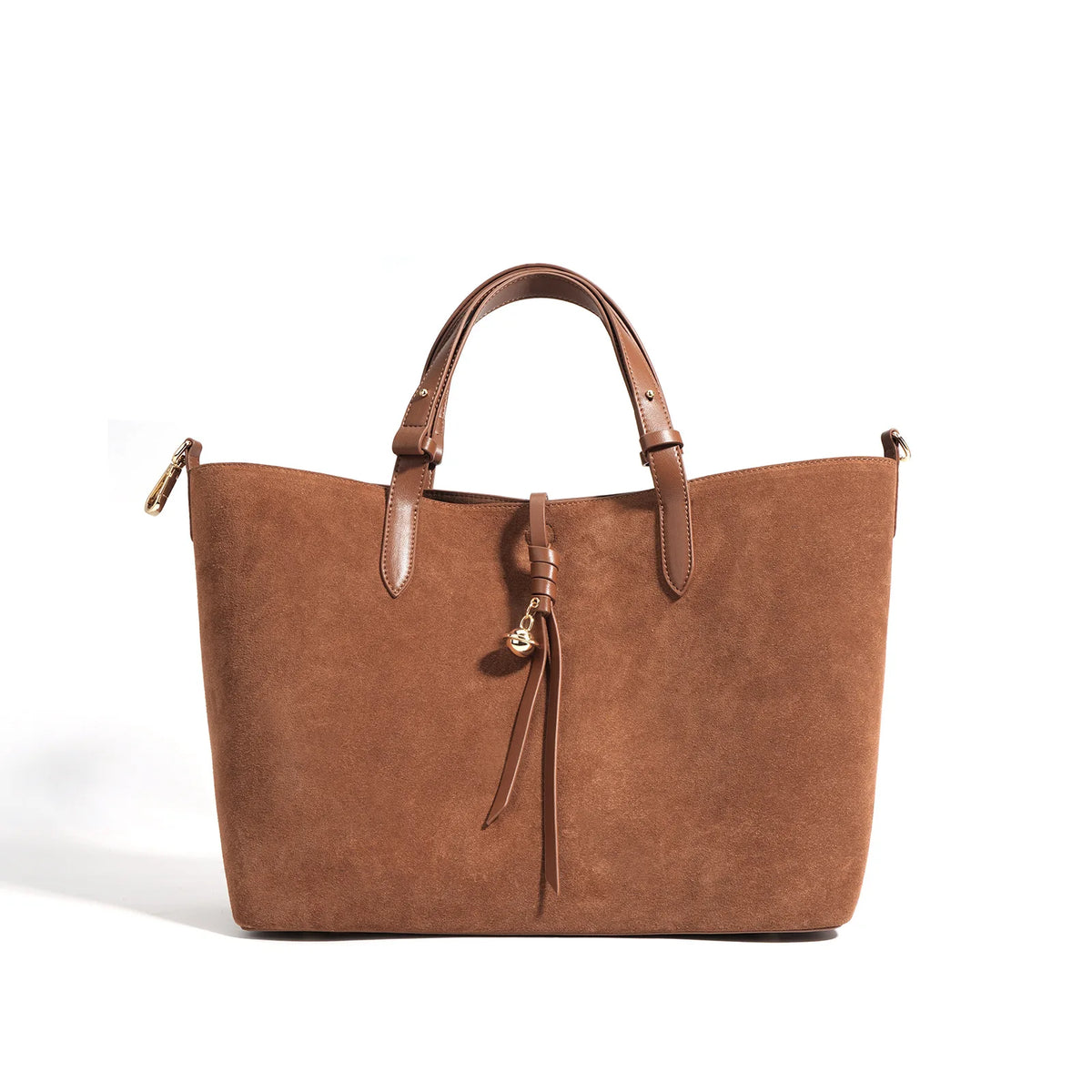 Leather Suede Small Tote