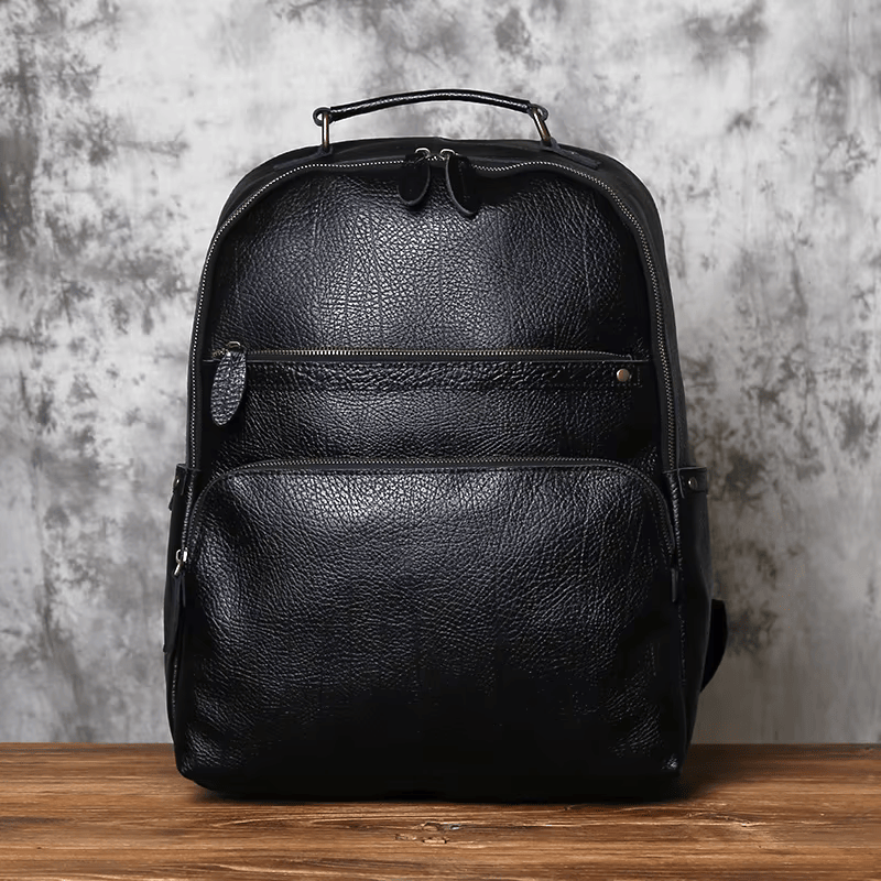 Vintage Cowhide Leather Backpack