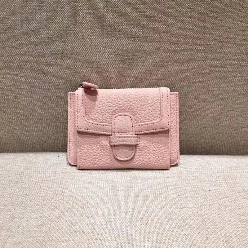 Blush Pebble Compact Wallet