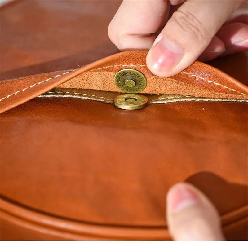 Timeless Round Leather Bag
