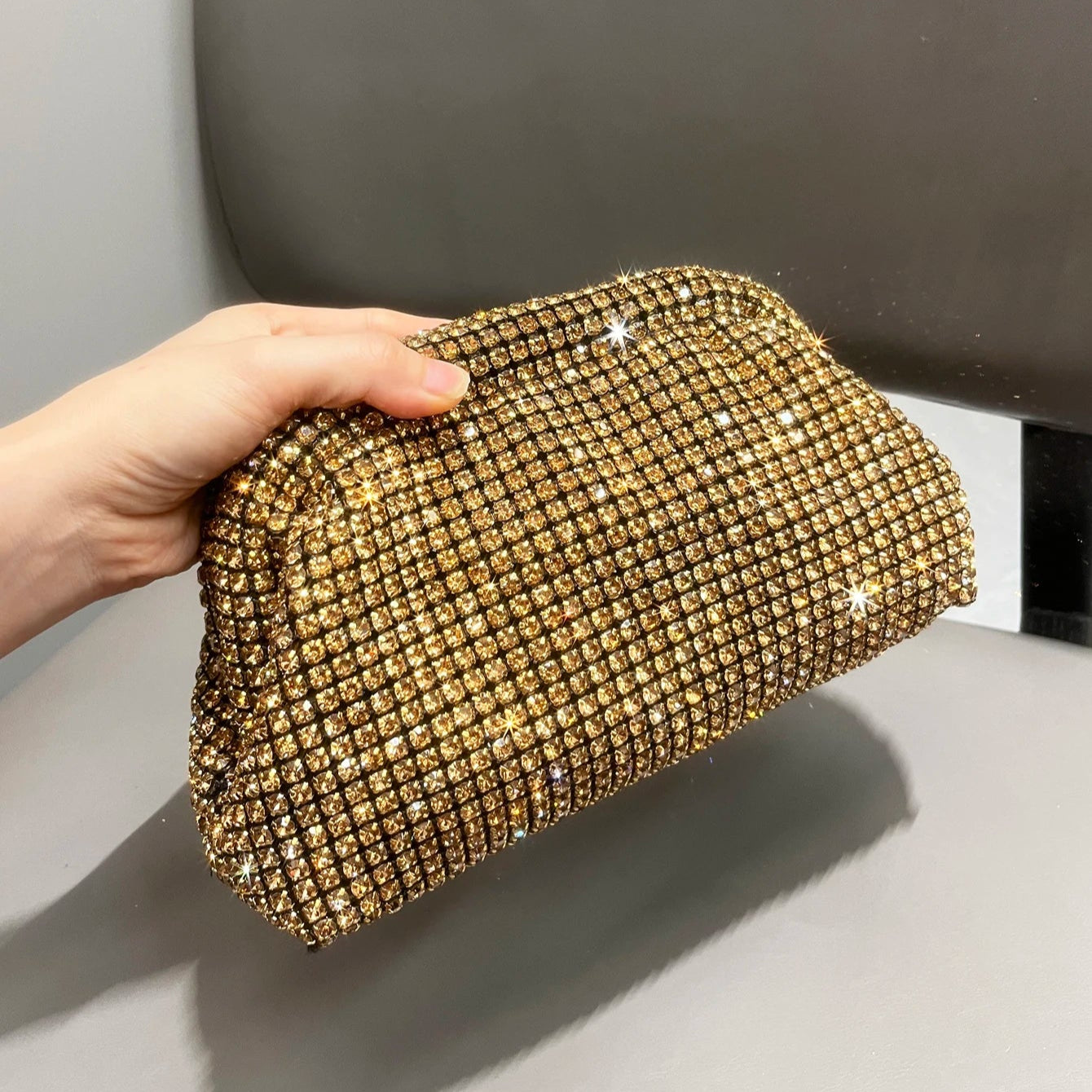 Rhinestone Clutch Bag