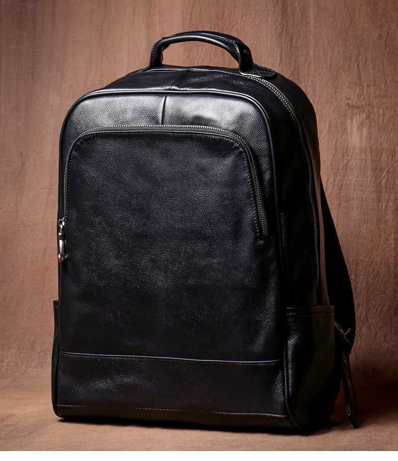 Distressed Leather Rucksack