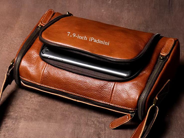 Rugged Leather Shoulder Bag