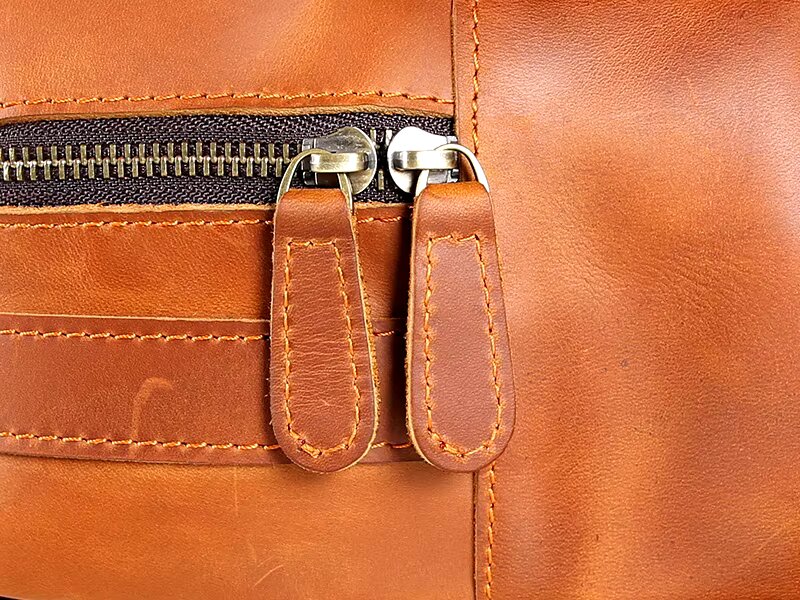 Retro Crazy Horse Leather Backpack