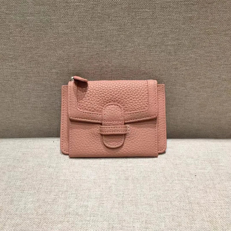 Blush Pebble Compact Wallet