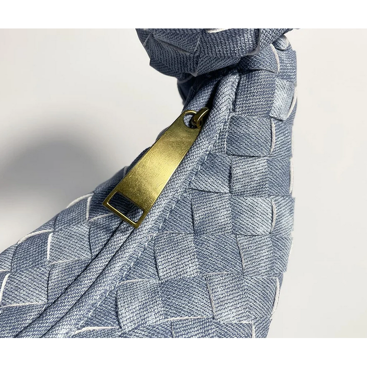 Denim Woven Knot bag