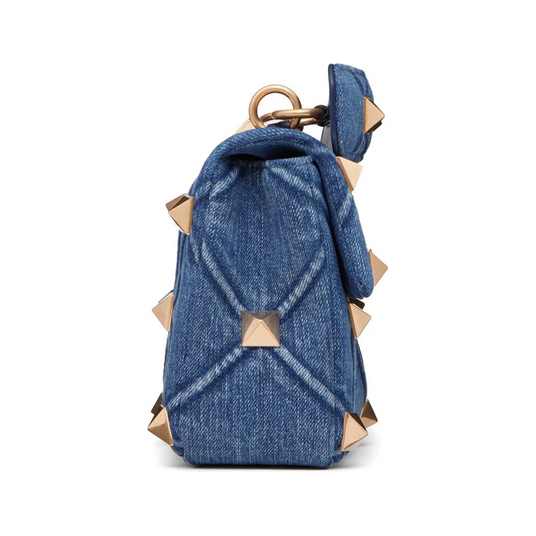 medium denim shoulder bag