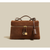 Suede shoulder bag