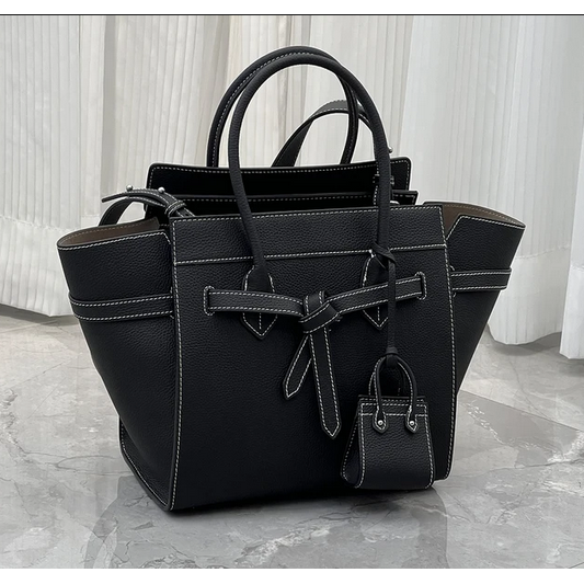 Leather Timeless Chic Tote