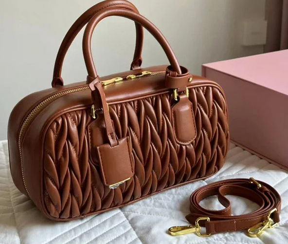 Weave leather bag