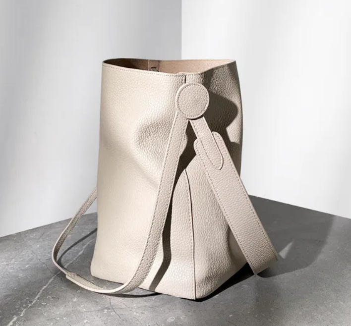 Leather Bucket Bag