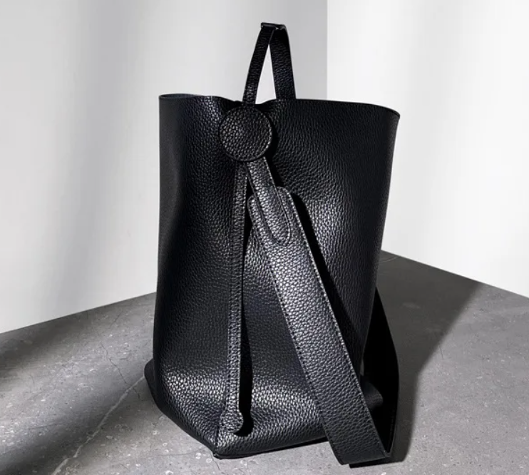 Leather Bucket Bag