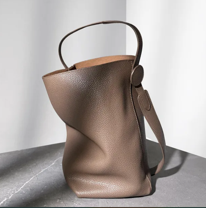 Leather Bucket Bag