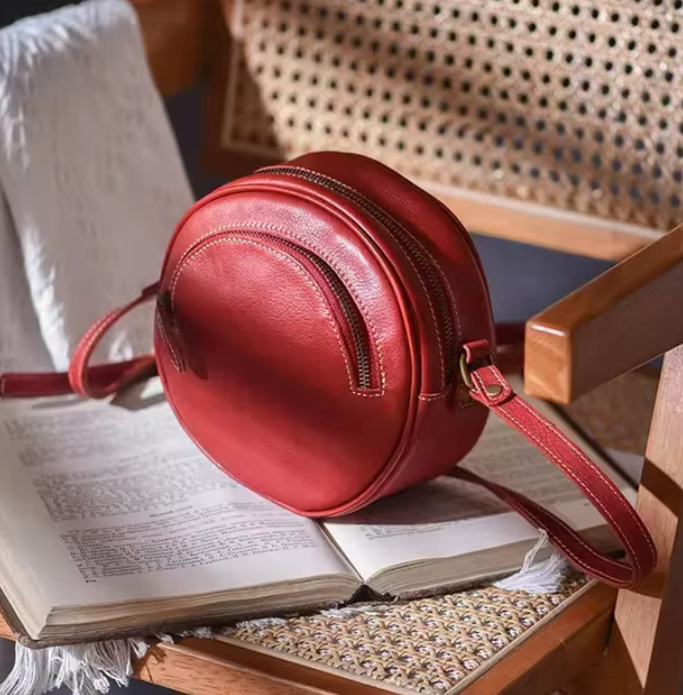 Timeless Round Leather Bag