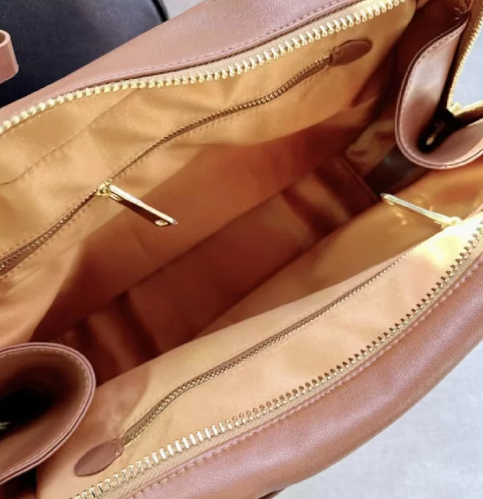 Full-Grain Leather Satchel Bag