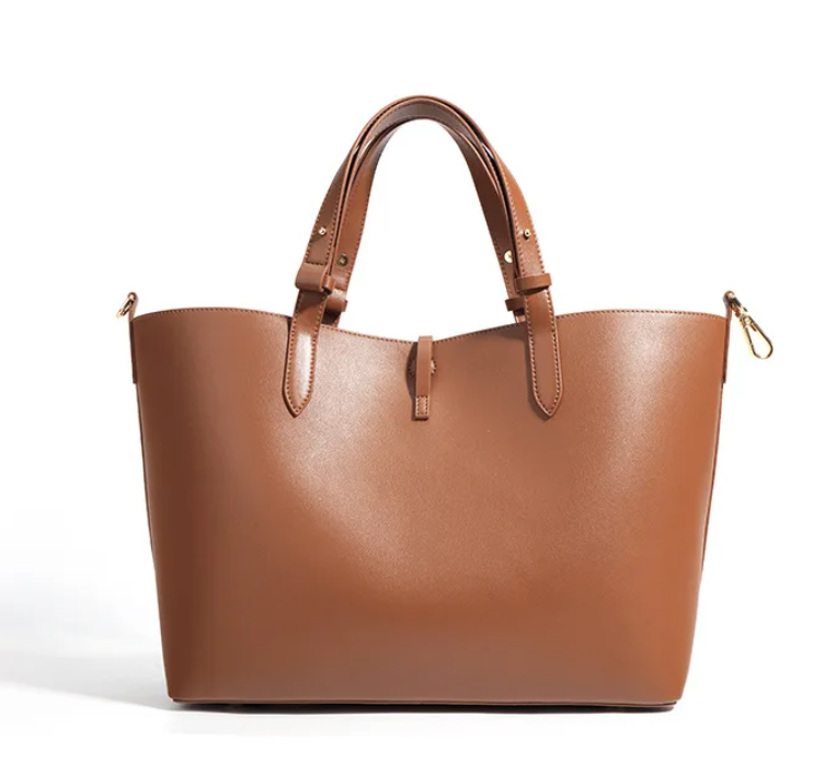 Leather Suede Small Tote