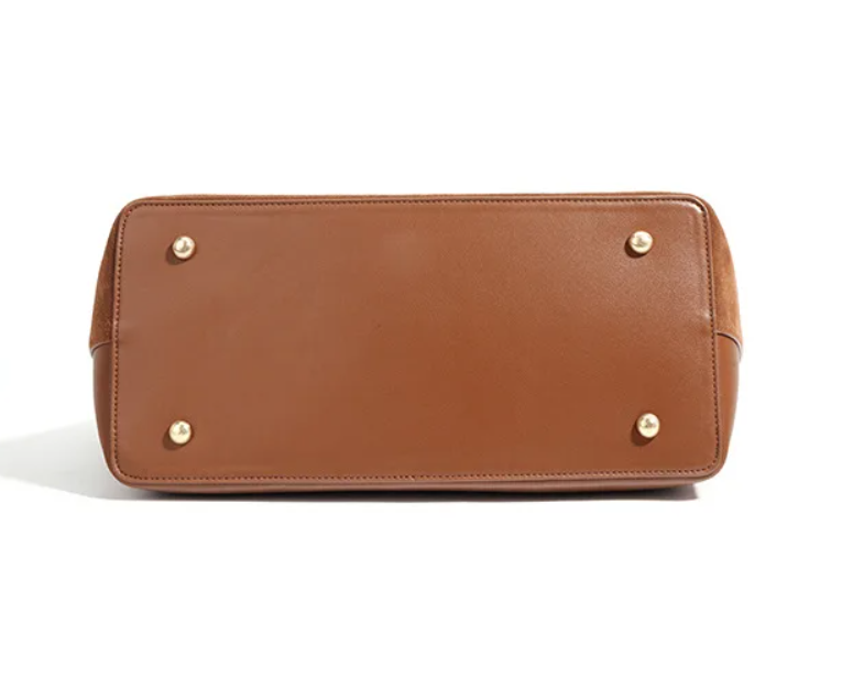 Leather Suede Small Tote