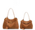 Suede Cowhide Shoulder Bag