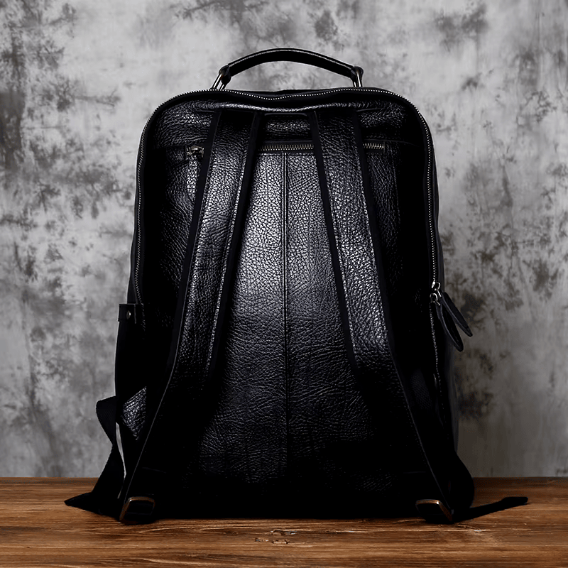 Vintage Cowhide Leather Backpack