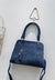 Denim Rhinestone-Tassel bag
