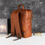 Retro Crazy Horse Leather Backpack