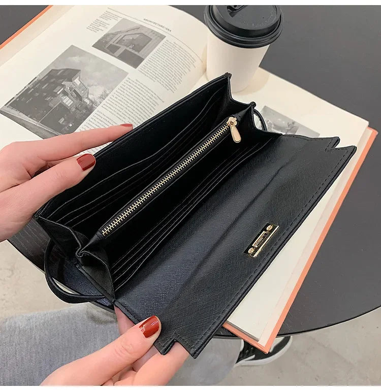 Leather Toggle Wallet