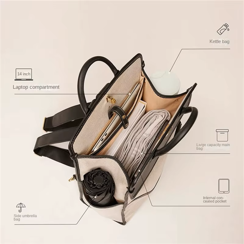 Canvas  Backpack-Tote