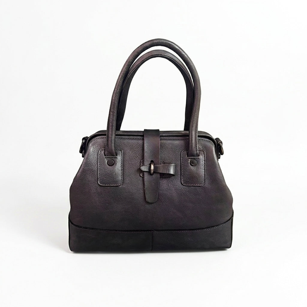 Full-Grain Leather Doctor Bag by Christina Shiefer