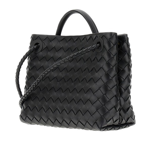 Leather woven Tote Bag