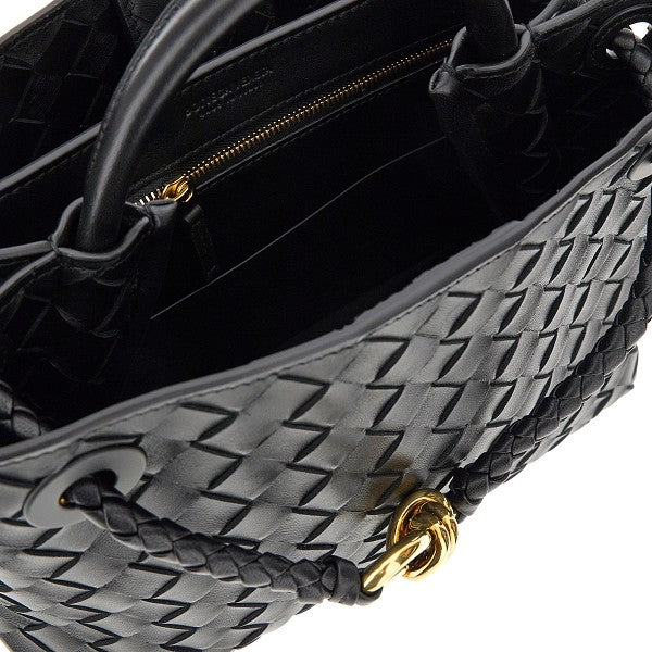 Leather woven Tote Bag