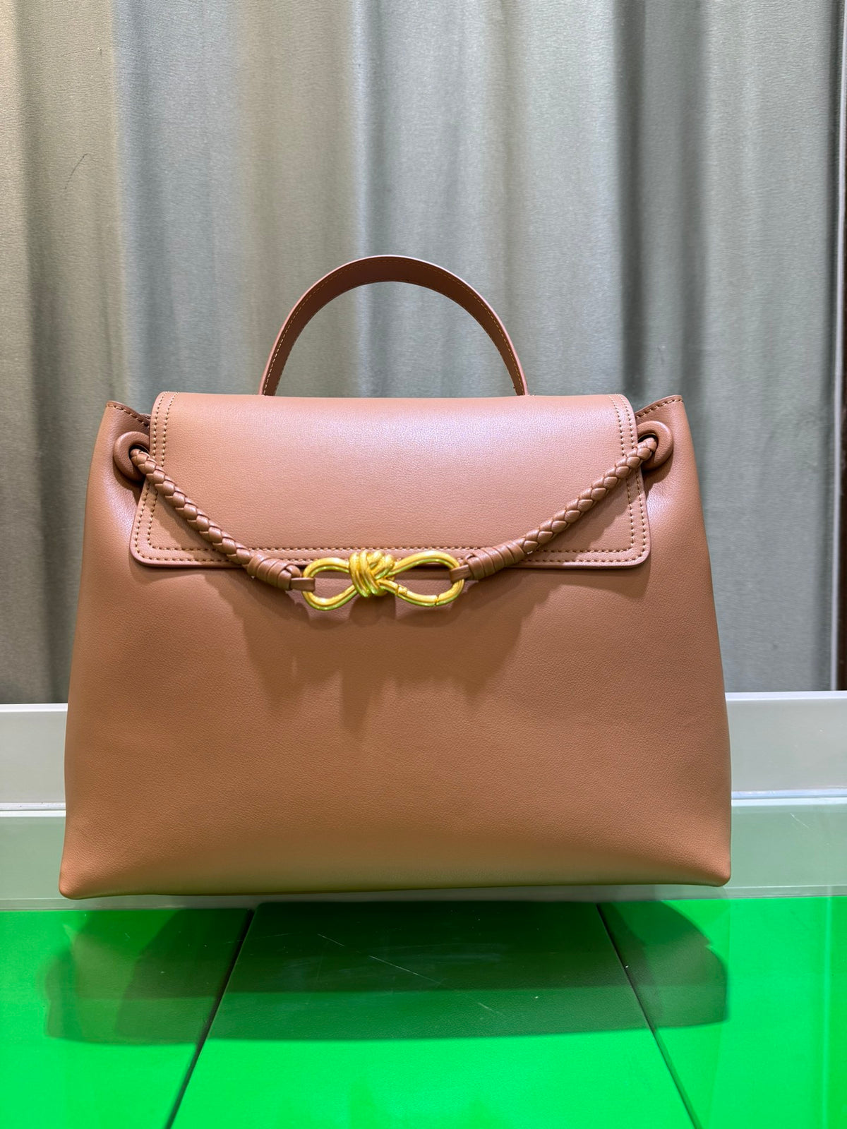 Elegant Cowhide Leather Handbag
