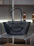 Cutout Leather Tote Bag