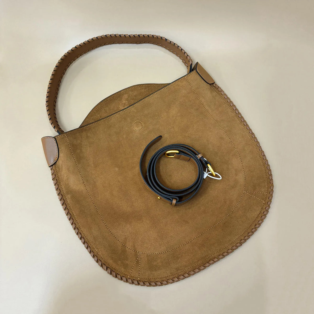 Handcrafted Braided Suede bag