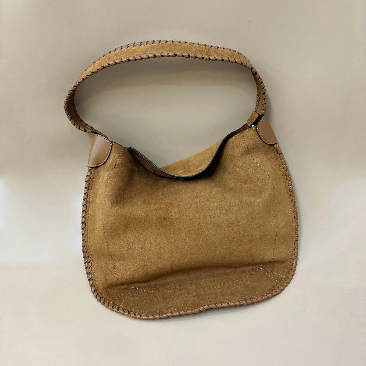 Handcrafted Braided Suede bag