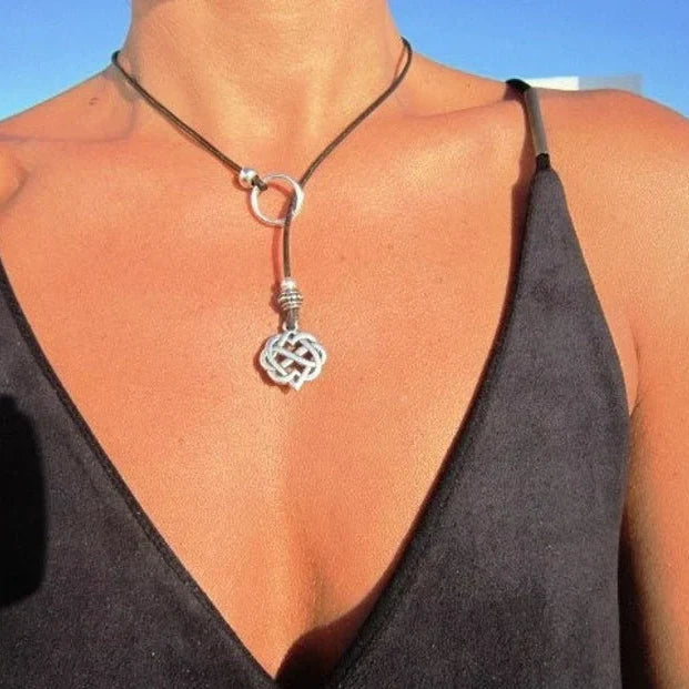 Eternal Knot Boho Necklace by Christina Shiefer