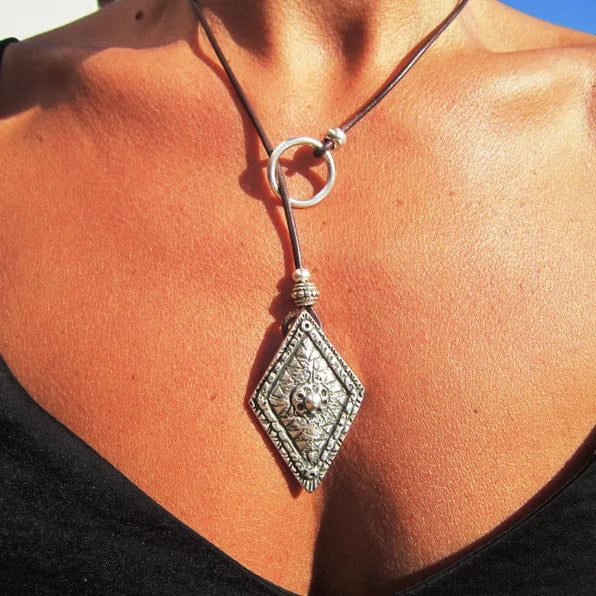 Boho Luxe Pendant Necklace by Christina Shiefer