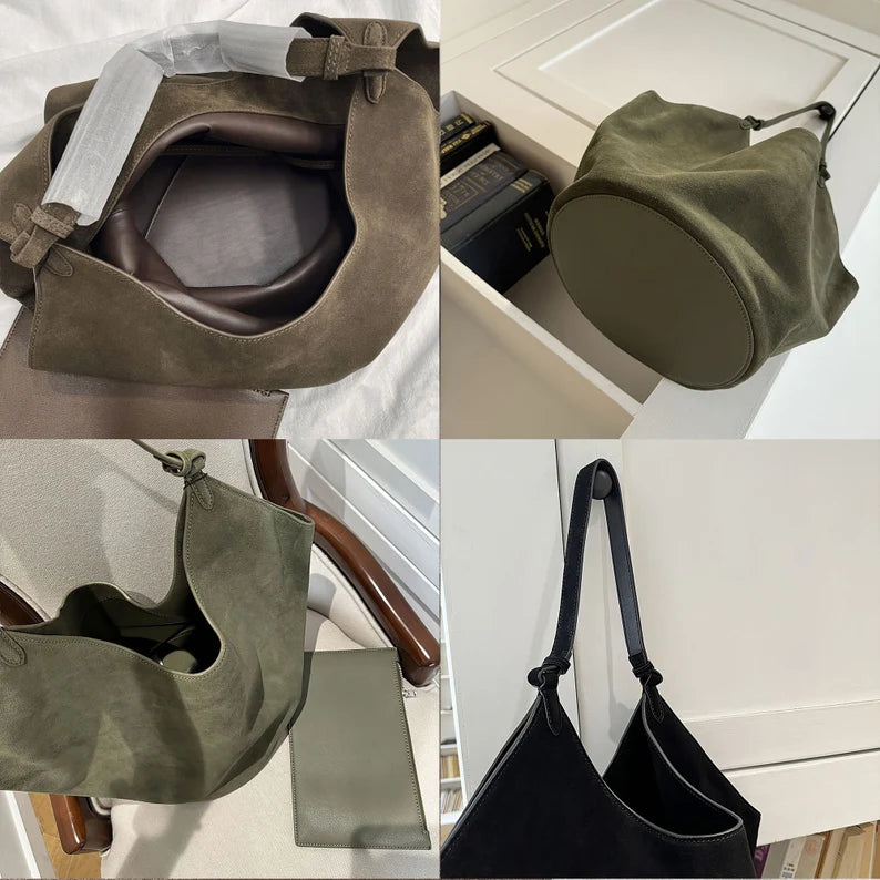 Medium suede Bag