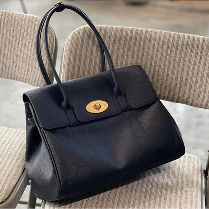 Full-Grain Leather Tote Bag