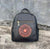 Embossed leather Backpack