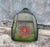 Embossed leather Backpack