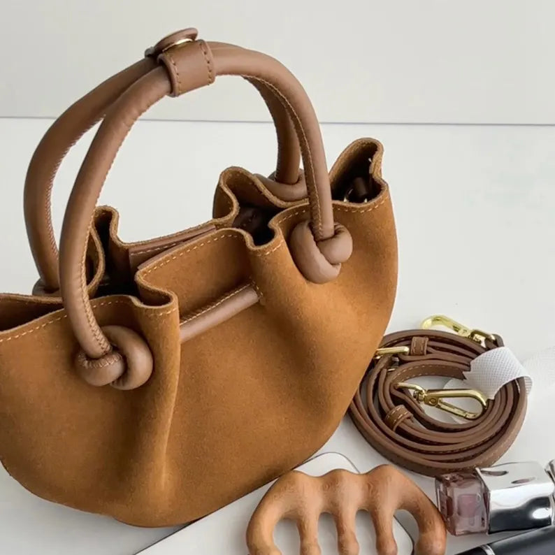 Suede Cowhide Mini Bag