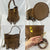 TOGO Cowhide Leather Bag with Tassels