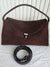 T-Lock Suede shoulder bag