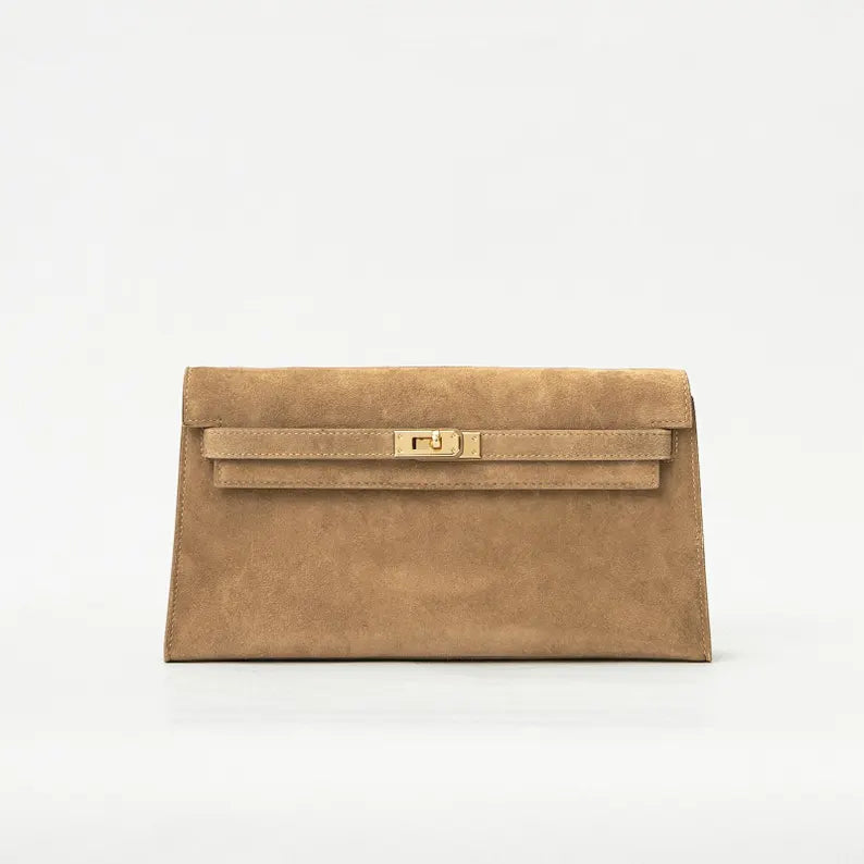 Genuine Suede Classic Shoulder Bag