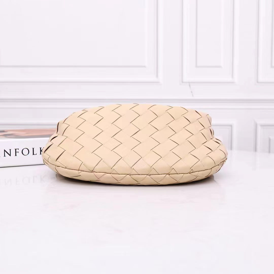 Braided Loop Bag-Calfskin Leather