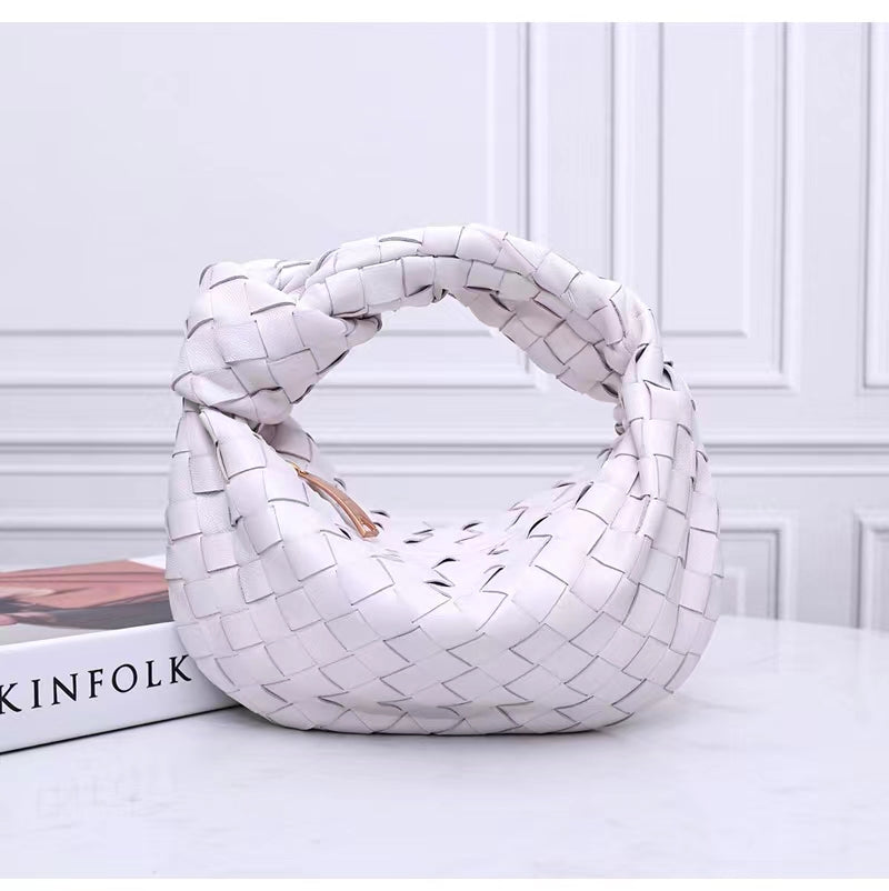 Braided Loop Bag-Calfskin Leather