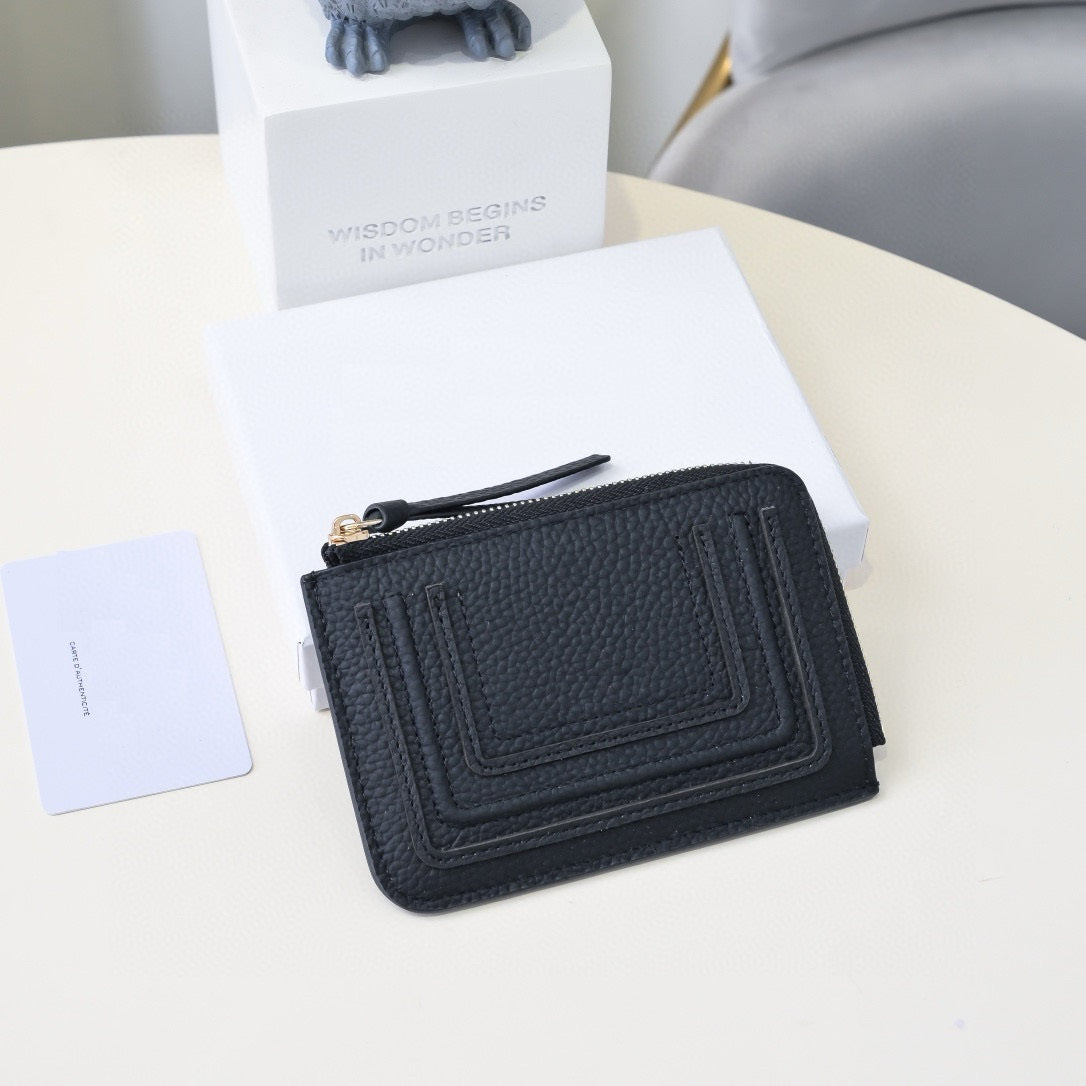 Midnight Elegance Compact Wallet